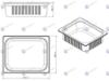 Съд по гастронорм, поликарбонат GN 2/1-200, черен - spareparts.tomeko.bg Съд по гастронорм, поликарбонат GN 2/1-200, черен