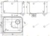 Корито от неръждаема стомана 500х400х250 мм, ляво/дясно - spareparts.tomeko.bg Корито от неръждаема стомана 500х400х250 мм, ляво/дясно