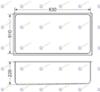 Корито от неръждаема стомана 630х510х220 мм за GN 2/1 - spareparts.tomeko.bg Корито от неръждаема стомана 630х510х220 мм за GN 2/1