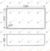 Корито от неръждаема стомана 1280х510х220 мм за GN 4/1 - spareparts.tomeko.bg Корито от неръждаема стомана 1280х510х220 мм за GN 4/1