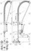Душ батерия ERA с S лебедка, стенен H=1090 мм, ръкохватка Premium - spareparts.tomeko.bg Душ батерия ERA с S лебедка, стенен H=1090 мм, ръкохватка Premium