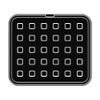 Приставка за CookMatic Special, 30 бр Smooth square tartlets 26x26х35 мм