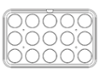 Приставка за CookMatic Maxi, 15 бр Smooth cake tartlets Ø 80х20 мм - spareparts.tomeko.bg Приставка за CookMatic Maxi, 15 бр Smooth cake tartlets Ø 80х20 мм