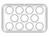Приставка за CookMatic Maxi, 11 бр Smooth cake tartlets Ø 90х20 мм - spareparts.tomeko.bg Приставка за CookMatic Maxi, 11 бр Smooth cake tartlets Ø 90х20 мм