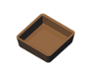 Приставка за CookMatic Pav, 12 бр Smooth square tartlets 70х70х20 мм