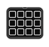Приставка за CookMatic Pav, 12 бр Smooth little square tartlets 69х69х20 мм