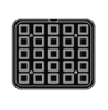 Приставка за Cookmatic, 25 бр Festooned square tartlets 45х45х19 мм