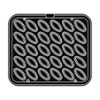 Приставка за Cookmatic, 30 бр Festooned mignon oval tartlets 67х33х18 мм