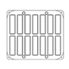 Приставка за Cookmatic, 14 бр Rectangular éclairs 120х30х30 мм - spareparts.tomeko.bg Приставка за Cookmatic, 14 бр Rectangular éclairs 120х30х30 мм