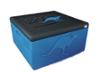 Термокутия Easy, вътрешен размер 350х350х265 мм, синя с черен капак - spareparts.tomeko.bg Термокутия Easy, вътрешен размер 350х350х265 мм, синя с черен капак