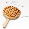 Приставка за Thermocook®, алуминиева, 4 бр Waffle Bears