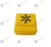 Капак за бутон жълт за миялна машина, 23х23 мм - spareparts.tomeko.bg Капак за бутон жълт за миялна машина, 23х23 мм