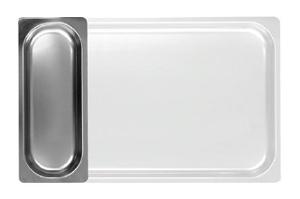 Съд по гастронорм, неръждаем GN 2/8-65