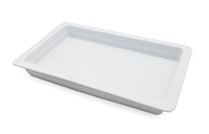 Съд по гастронорм GN 1/1-65, порцелан, бял