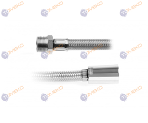 Мека връзка F1/2" - M1/2" (ж-м) inox+PVC, L=2500 мм