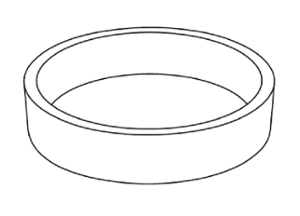 Приставка за CookMatic Maxi, 11 бр Smooth cake tartlets Ø 90х20 мм