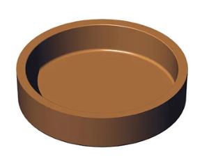 Приставка за CookMatic, 8 бр Smooth round tartlets Ø 90х20 мм
