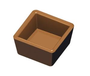 Приставка за Cookmatic, 30 бр Smooth square tartlets 33х33х17 мм