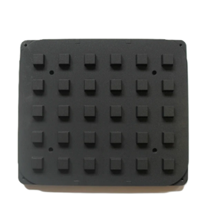 Приставка за Cookmatic, 30 бр Smooth square tartlets 33х33х17 мм