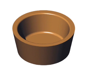 Приставка за Cookmatic, 30 бр Smooth round tartlets Ø 42х18 мм