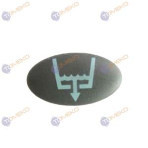 Капак пластмасов за бутон на миялна машина с маркировка 'източване на вода'