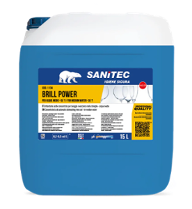 Препарат изплакващ за средно твърда вода Brill Power, туба 15 л