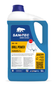 Препарат изплакващ за средно твърда вода Brill Power, туба 5 л