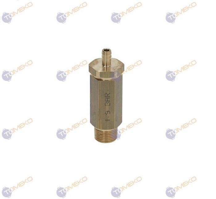 Предпазен клапан за кафемашина ø 3/8"M-7 мм. 1.9 bar - spareparts.tomeko.bg Предпазен клапан за кафемашина ø 3/8"M-7 мм. 1.9 bar