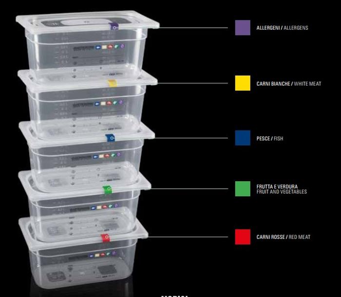 Съд по гастронорм, полипропилен GN 1/1 HACCP, различни височини - spareparts.tomeko.bg Съд по гастронорм, полипропилен GN 1/1 HACCP, различни височини