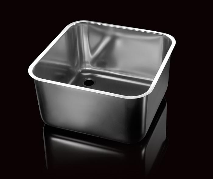 Корито от неръждаема стомана 400х400х300 мм - spareparts.tomeko.bg Корито от неръждаема стомана 400х400х300 мм