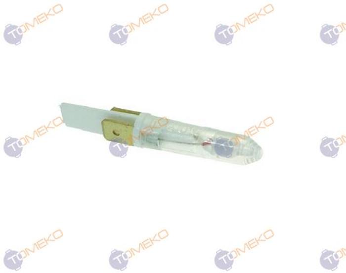 Контролна лампа 220V, ø 8 мм, зелена - неон - spareparts.tomeko.bg Контролна лампа 220V, ø 8 мм, зелена - неон