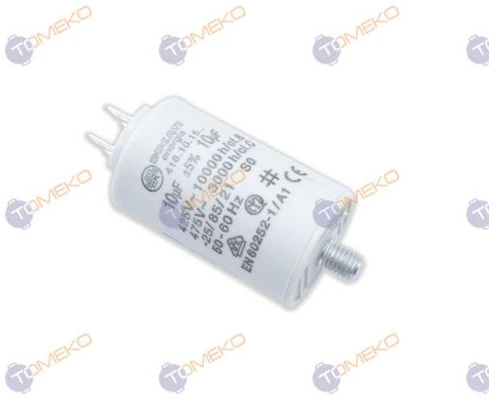 Кондензатор 10µF, 450V, 50/60Hz - spareparts.tomeko.bg Кондензатор 10µF, 450V, 50/60Hz