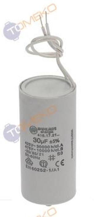 Кондензатор с кабел 30µF, 450V, 50/60Hz DUCATI - spareparts.tomeko.bg Кондензатор с кабел 30µF, 450V, 50/60Hz DUCATI