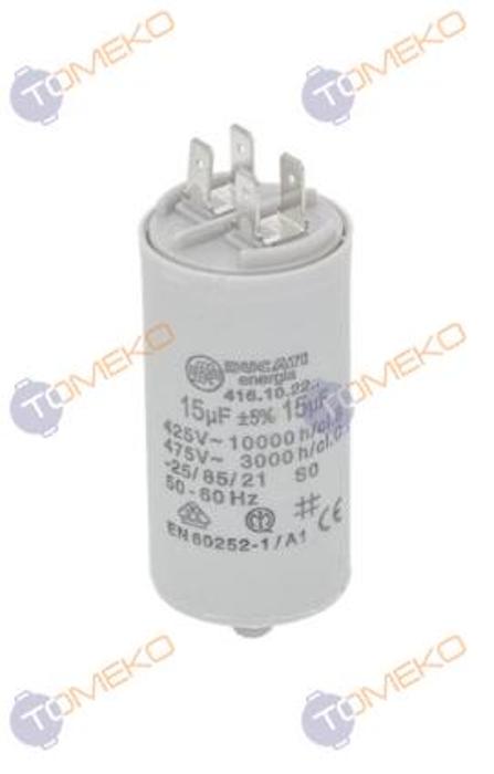Кондензатор 15µF, 450V, 50/60Hz - spareparts.tomeko.bg Кондензатор 15µF, 450V, 50/60Hz