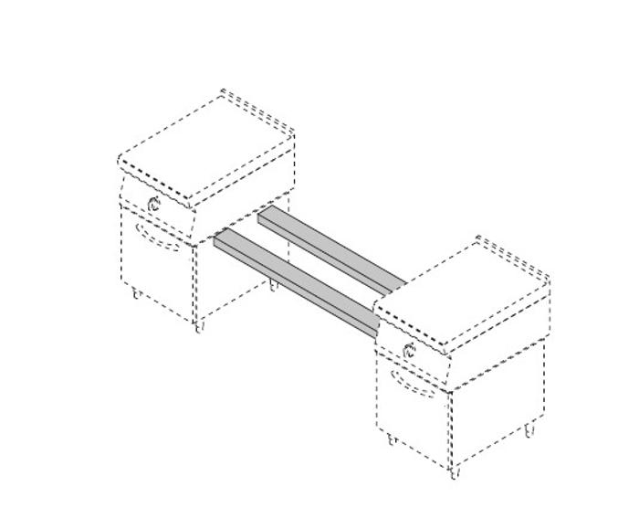 Комплект носещи подпори 2 бр, тип мост, серия TECNO 70, различни размери - spareparts.tomeko.bg Комплект носещи подпори 2 бр, тип мост, серия TECNO 70, различни размери