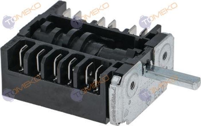 Ключ 0-6 поз. за котлон за SPT,SPE, 16А 250V - spareparts.tomeko.bg Ключ 0-6 поз. за котлон за SPT,SPE, 16А 250V