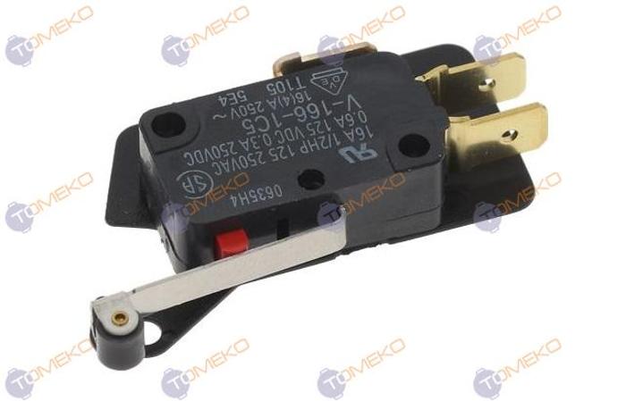 Микроключ за редуктора на перките и ваната,1-NO 1-NC 16A 250V - spareparts.tomeko.bg Микроключ за редуктора на перките и ваната,1-NO 1-NC 16A 250V