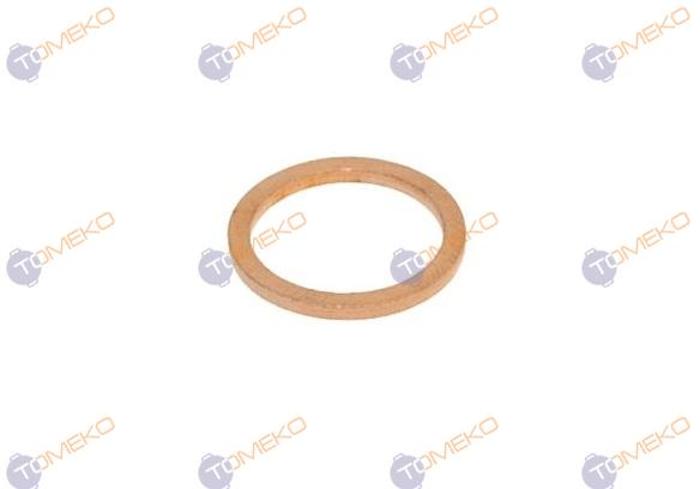 Уплътнение медено, 1/4 ø 17,2x13,7x2 мм - spareparts.tomeko.bg Уплътнение медено, 1/4 ø 17,2x13,7x2 мм