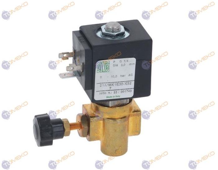 Магнет вентил двупътен 230V за кафемашина PLUS 4 YOU - spareparts.tomeko.bg Магнет вентил двупътен 230V за кафемашина PLUS 4 YOU