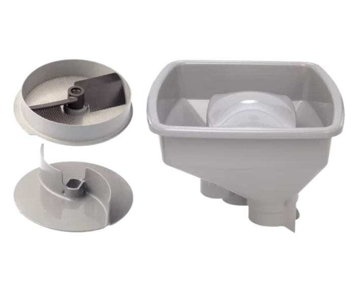 Комплект дискове и фуния за пюриране за R 502 / CL 50 / CL 50 Ultra, рзлични размери - spareparts.tomeko.bg Комплект дискове и фуния за пюриране за R 502 / CL 50 / CL 50 Ultra, рзлични размери