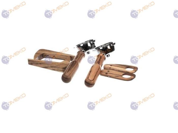 Дървени ръкохватки Zebra, комплект за кафемашини с 2 групи Synesso - spareparts.tomeko.bg Дървени ръкохватки Zebra, комплект за кафемашини с 2 групи Synesso
