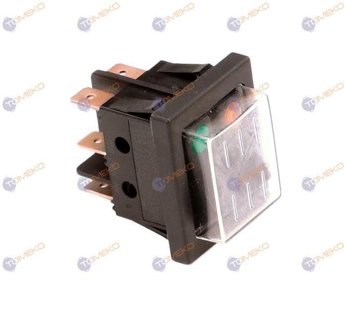 Ключ захранващ on/off двубутонен, за фурна за пица WPO750 - spareparts.tomeko.bg Ключ захранващ on/off двубутонен, за фурна за пица WPO750