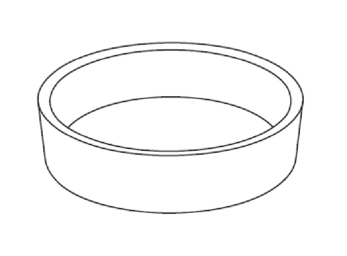 Приставка за CookMatic Maxi, 15 бр Smooth cake tartlets Ø 80х20 мм