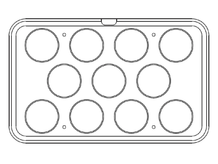 Приставка за CookMatic Maxi, 11 бр Smooth cake tartlets Ø 90х20 мм - spareparts.tomeko.bg Приставка за CookMatic Maxi, 11 бр Smooth cake tartlets Ø 90х20 мм