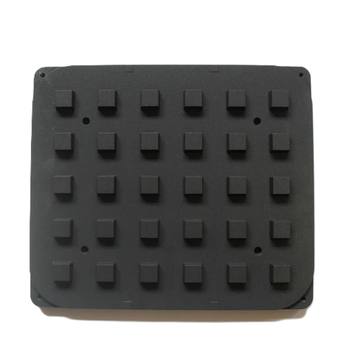 Приставка за Cookmatic, 30 бр Smooth square tartlets 33х33х17 мм