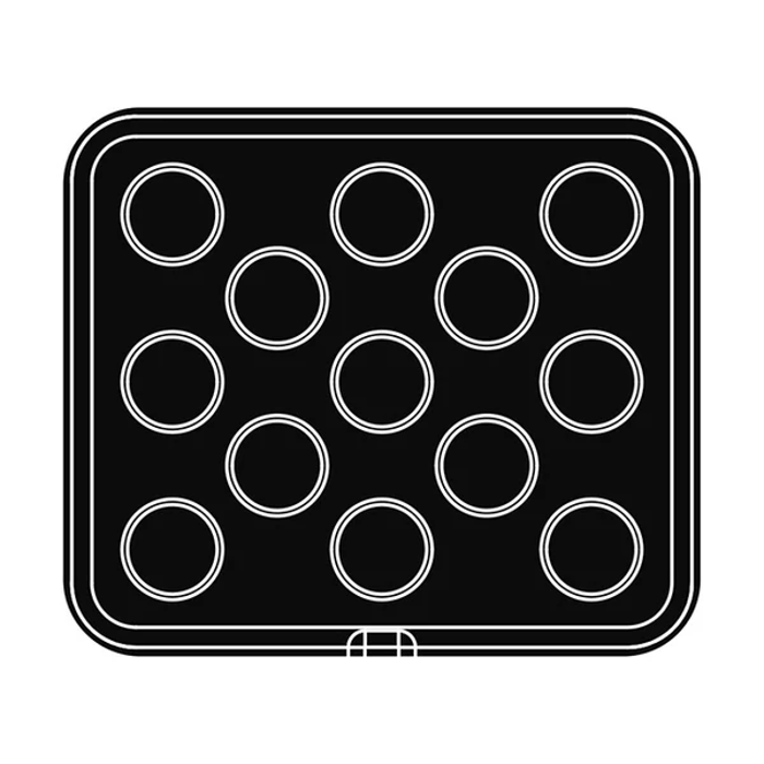 Приставка за Cookmatic, 13 бр Smooth round tartlets Ø 60х20 мм - spareparts.tomeko.bg Приставка за Cookmatic, 13 бр Smooth round tartlets Ø 60х20 мм