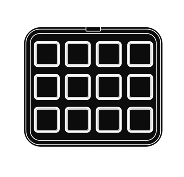 Приставка за CookMatic Pav, 12 бр Smooth little square tartlets 69х69х20 мм - spareparts.tomeko.bg Приставка за CookMatic Pav, 12 бр Smooth little square tartlets 69х69х20 мм