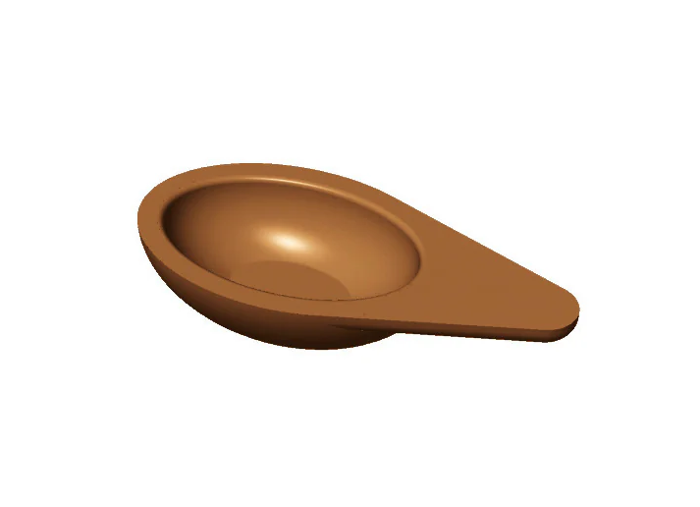Приставка за Cookmatic, 30 бр Smooth spoon tartlets 68х33х15 мм