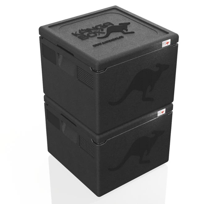 Термокутия Easy, вътрешен размер 350х350х265 мм, чернa - spareparts.tomeko.bg Термокутия Easy, вътрешен размер 350х350х265 мм, чернa