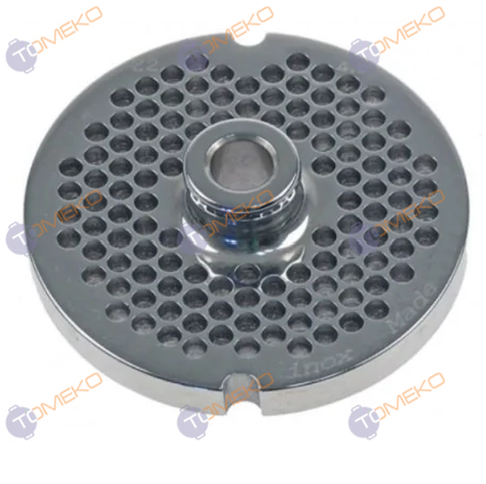 Решетка за месомелачка, модел 22/H82, D 4,5 мм, S/S - spareparts.tomeko.bg Решетка за месомелачка, модел 22/H82, D 4,5 мм, S/S